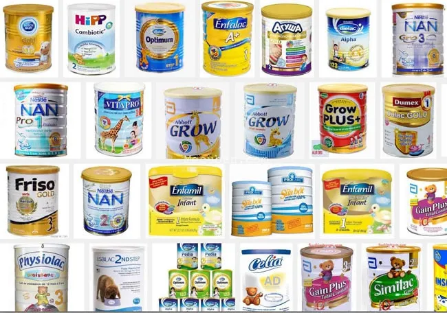 Sữa bột cho trẻ trên 1 tuổi