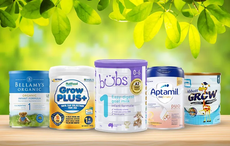 Sữa bột công thức cho trẻ sơ sinh (0-6 tháng tuổi)