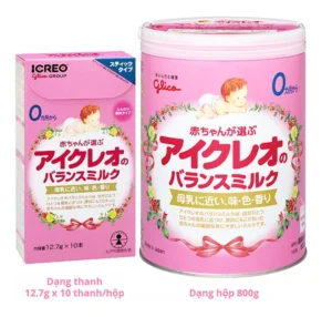 Nhược điểm của sữa bột icreo glico cần biết