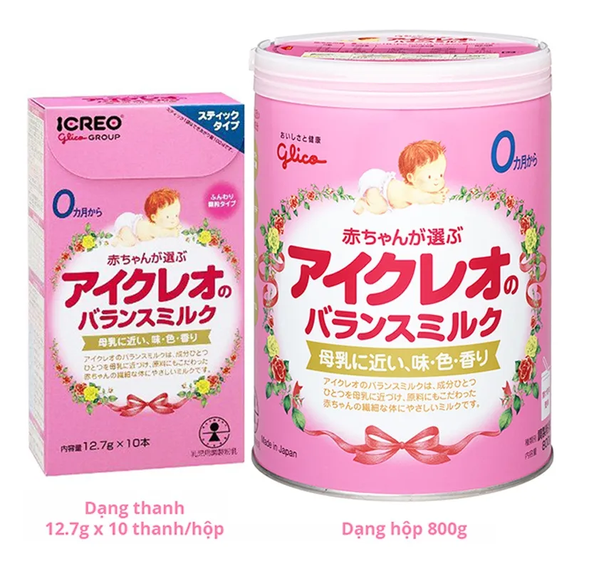 Ưu điểm nổi bật khi sử dụng sữa bột icreo glico