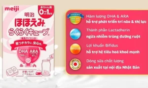 review sữa bột Meiji